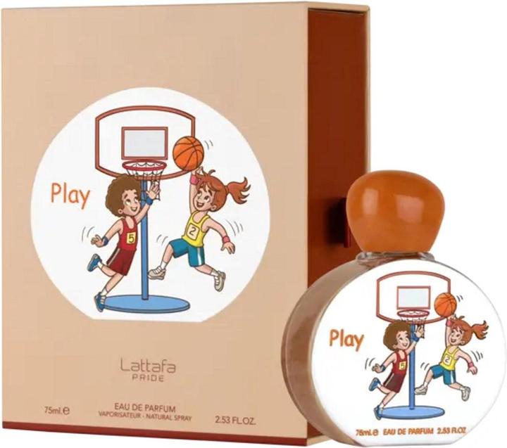 Actual product image Lattafa Perfumes Lattafa Pride Play For Kids Eau De Parfum Spray 2.53 Ounce 75ml (Eau de parfum, 75 ml)