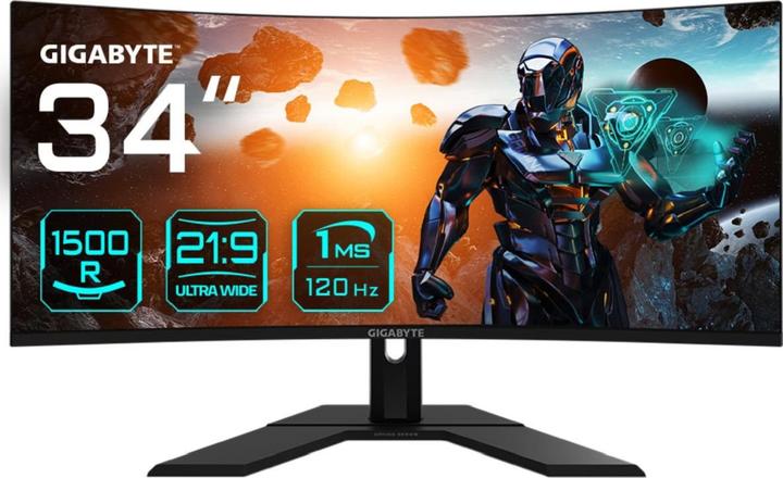 Produktbild Gigabyte GS34WQCA (3440 x 1440 Pixel, 34")