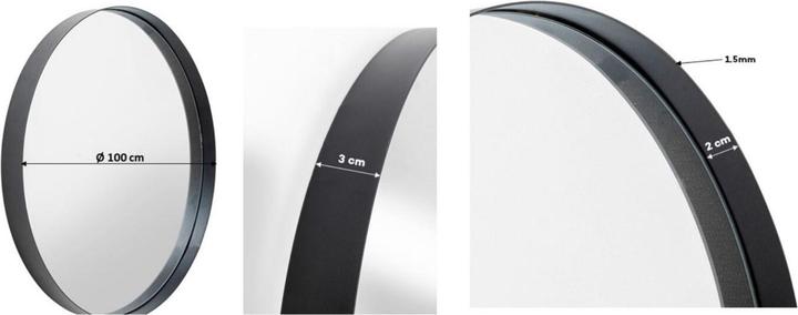 Immagine prodotto Kare Design Specchio Bella Round Ø100cm (Ø 100 cm)