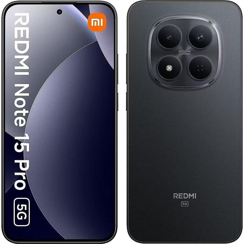 Xiaomi Note 15 Pro (256 GB, Black, Schwarz, 6.77", Dual SIM, 4G), Smartphone, Schwarz