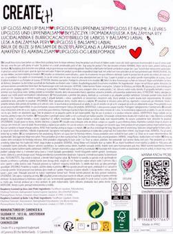 Actual product image Create It! lip capsules