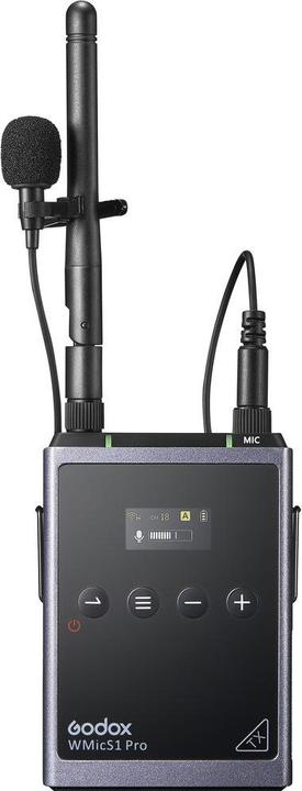 Productafbeelding Godox Draadloze Omni Lavalier-Mic TYPE-C Poort (5V) voor camera-aansluiting.