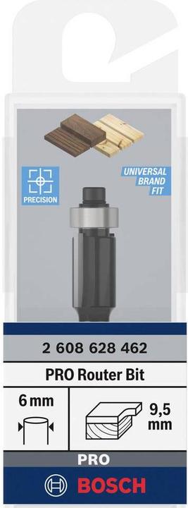Produktbild Bosch Professional Zubehör Laminat-Bündigfräser, 6 mm, D1 9,5 mm, L 13,7 mm, G 56 mm