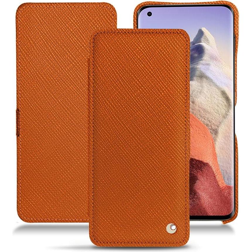 Noreve Lederschutzhülle horizontal (Xiaomi Mi 11 Ultra), Smartphone Hülle, Orange