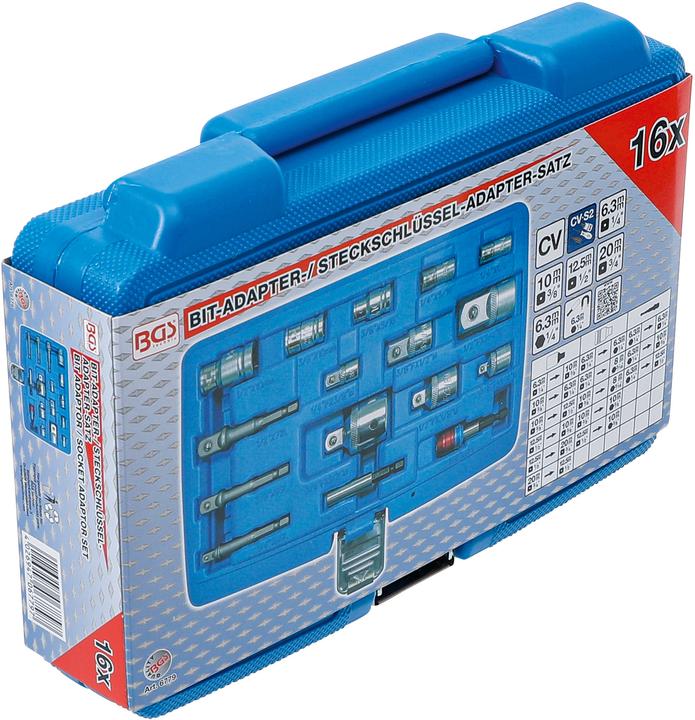 Actual product image BGS Bit Holder / Socket Adaptor Set 16 pcs.