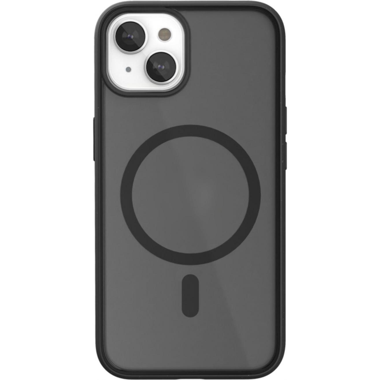Woodcessories Clear Case Magsafe (Apple iPhone 15 Plus), Smartphone Hülle, Schwarz