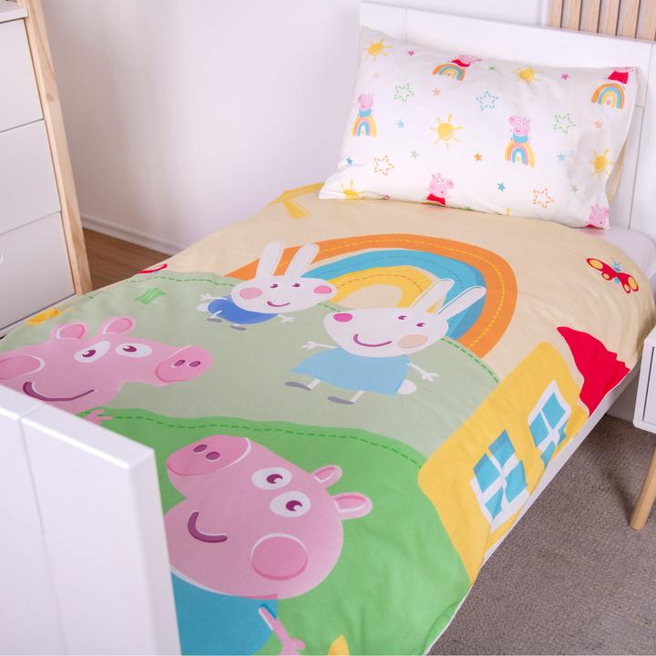 Produktbild Herding Kinder-Wendebettwäsche "Peppa Pig"