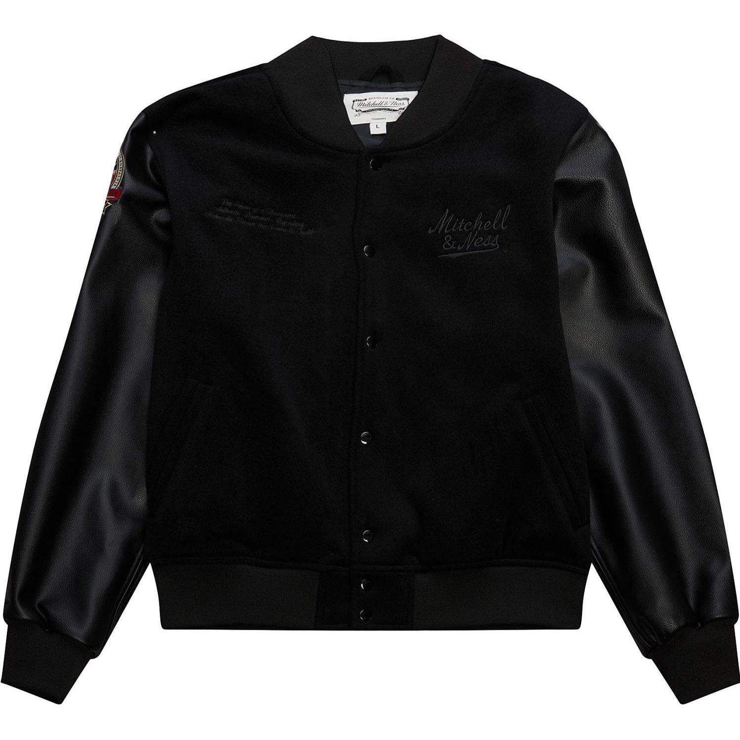 Mitchell & Ness, Herren, Jacke, Branded ANNIVERSARY Varsity Jacke - S (S), Schwarz, S