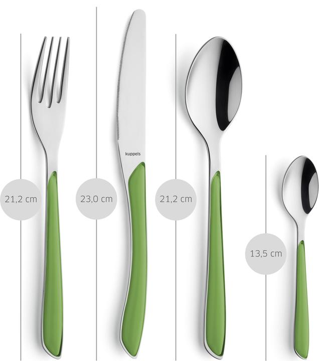 Produktbild Kuppels Besteckset 2 2214 Prisma (24 Stück, Besteck Set)