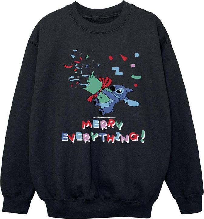Produktbild Disney Lilo And Stitch Merry Everything Sweatshirt Mädchen (140, 146)