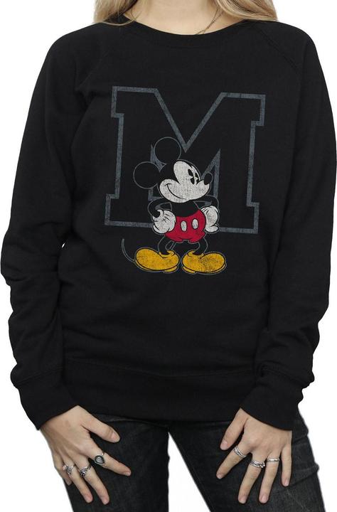 Actual product image Disney Womens/Ladies Classic M Mickey Mouse Sweatshirt (L)