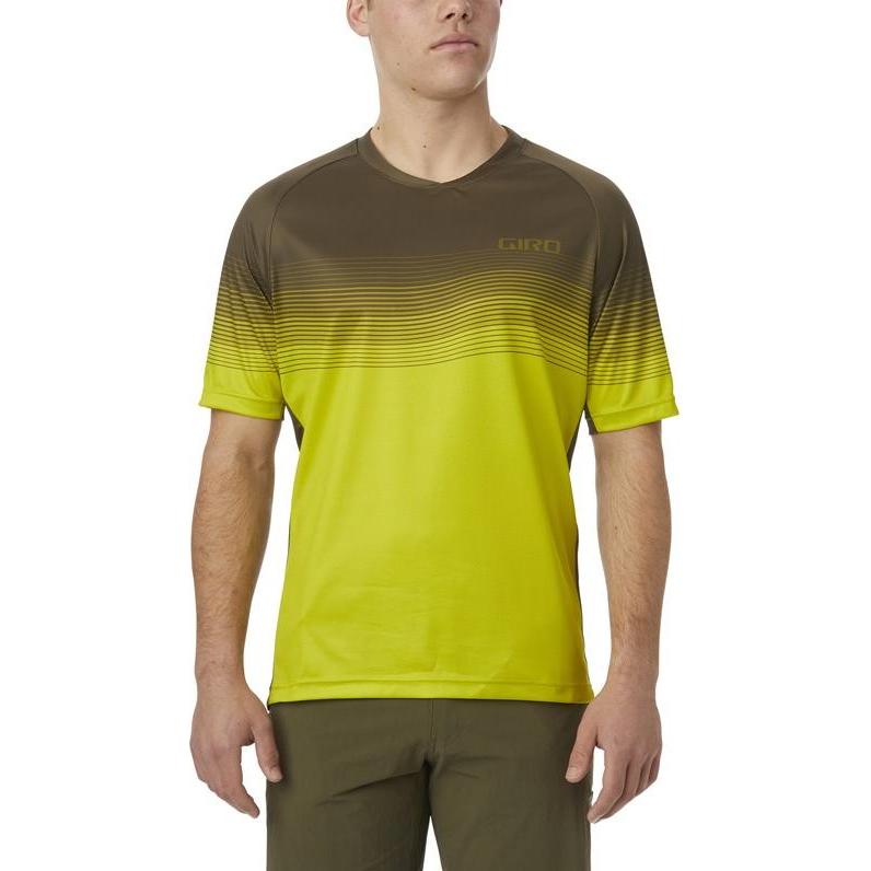 Giro, Herren, Hemd, Herren Roust Jersey Kurzarm Citron Green Heatwave, (M)