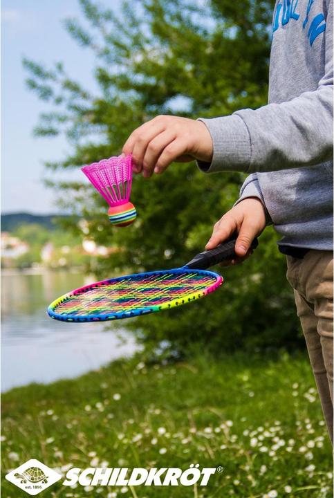 Actual product image MTS Badminton set Schildkröt Junior 2 rackets 2 balls (Covered)