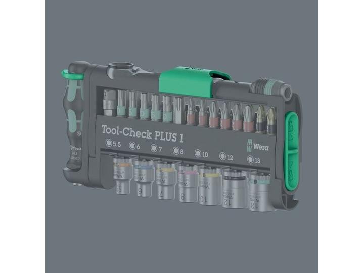 Produktbild Wera Tool-Check Plus Imperial 1 (Innenvierkant, Kreuz Phillips PH, Schraubschlitz)