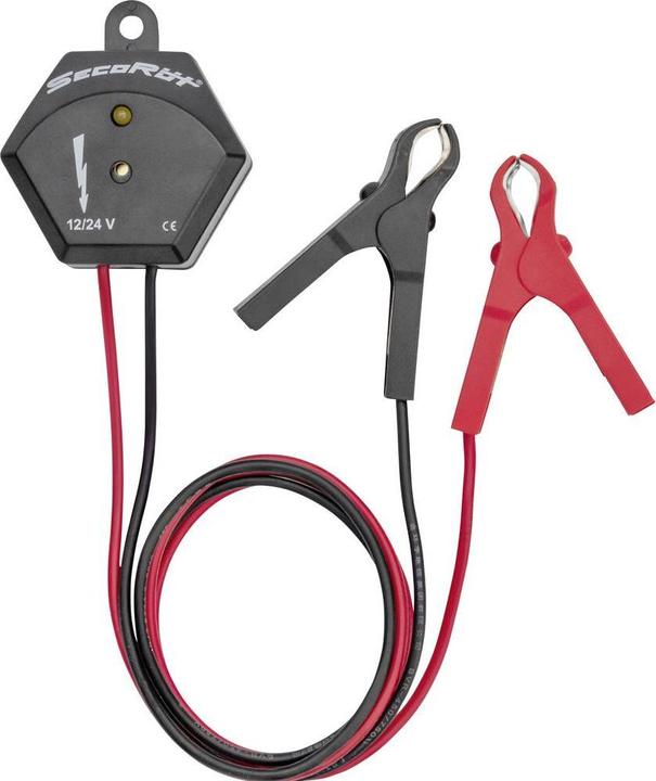 SecoRüt - Overvoltage protection 12/24 V with LED, buzzer and battery terminals