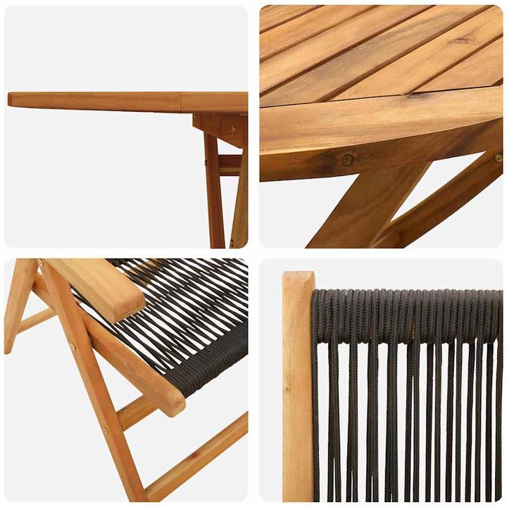 Produktbild vidaXL Outdoortisch-Set (160 x 85 x 75 cm)