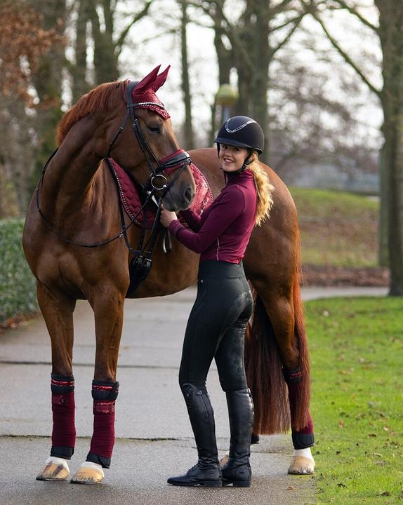 Immagine prodotto Qhp Leggings da equitazione da donna Raquel Fullgrip (46)