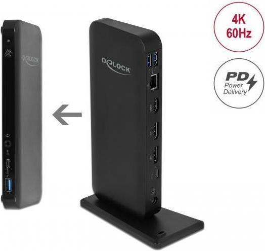 Image du produit Delock USB Type-C DP 1.4 Station d'accueil 4K (Port de connexion (propriétaire), 1 Ports)