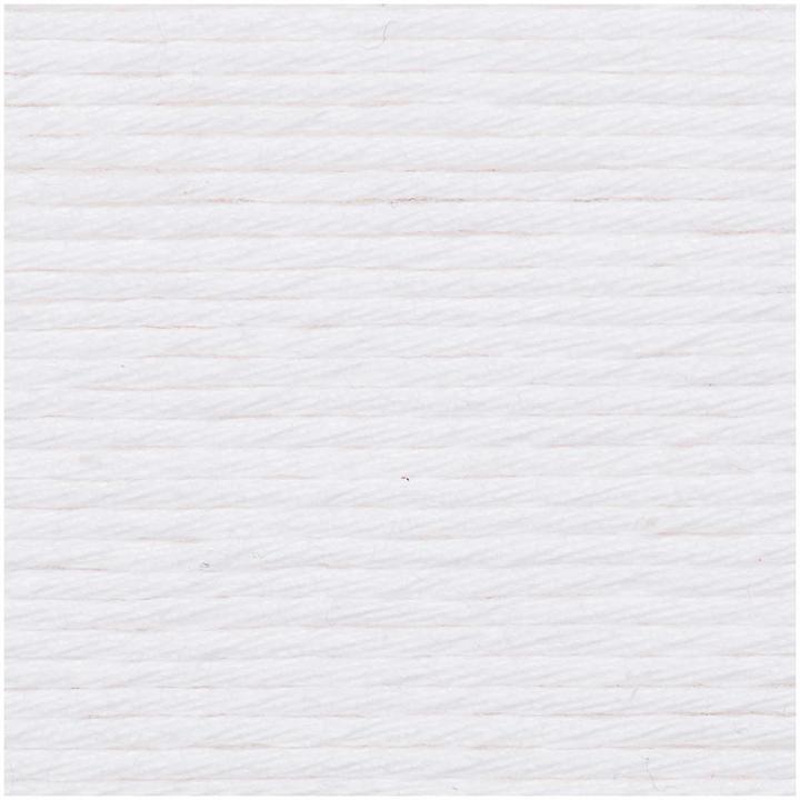 Produktbild Rico Design Wolle Creative Cotton Aran 50 g, Weiss (85 m)