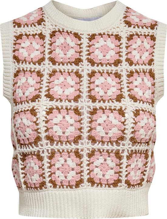Only Débardeur en dentelle au crochet (XL)