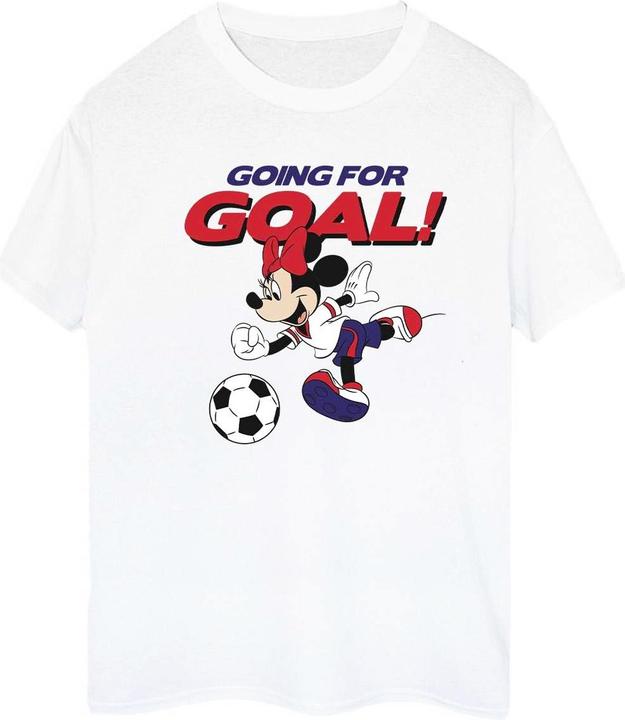 Immagine prodotto Disney Minnie Mouse Going For Goal Maglietta Ampia Donna (3XL)