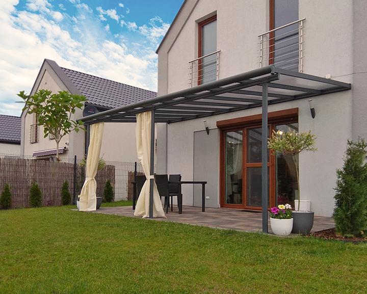 Produktbild Canopia Terrassenüberdachung Sierra 295x555cm Grau