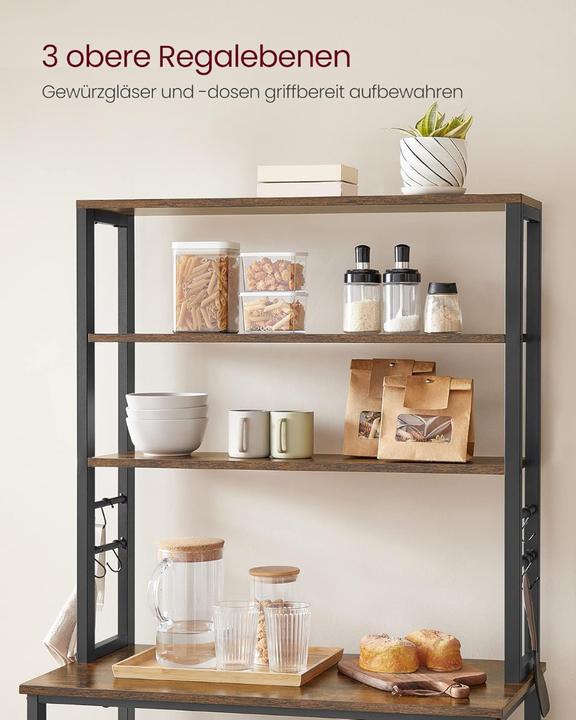 Actual product image Vasagle Buffet (80 x 40 x 167 cm)
