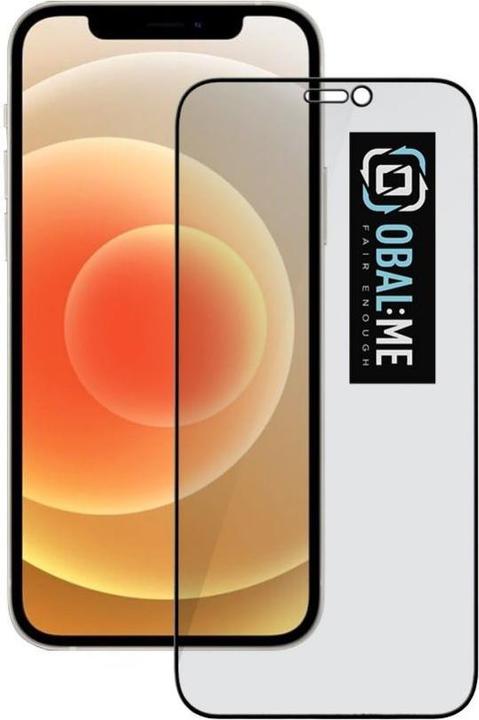 Obal:Me Privacy 5D Glass Screen Protector for Apple iPhone 12 Mini Black (1 Stk., Apple iPhone 12 mini)