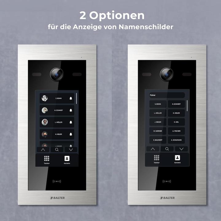 Immagine prodotto Balter EVO-HD Video-Türsprechanlage mit Touchscreen (Cablato, WiFi)