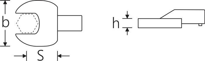 Actual product image Stahlwille Open end insert