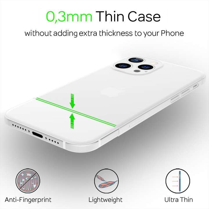 Actual product image Nalia Ultra Thin Hardcase (Apple iPhone 13 Pro Max)