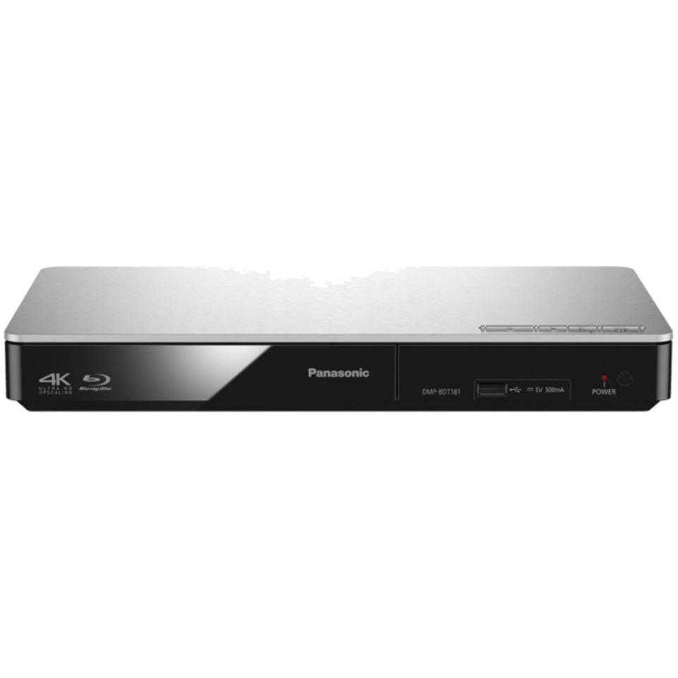 Panasonic DMP-BDT181EG Blu-Ray speler Zilver (Blu-ray Player), Bluray Player + DVD Player, Silber