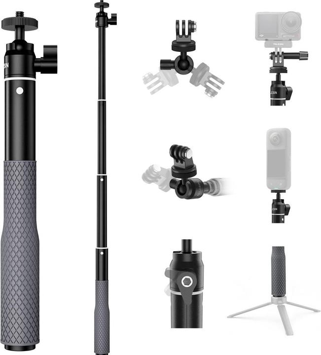 Immagine prodotto Telesin Bastone per selfie con testa a sfera per fotocamere d'azione