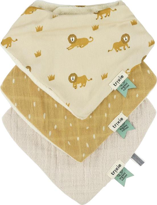 Immagine prodotto Trixie Baby Set di 3 bavaglini Bandana leone