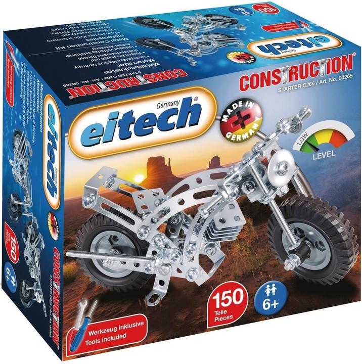 Actual product image Eitech C265 Metal construction kit - Motorcycle II, multicolour