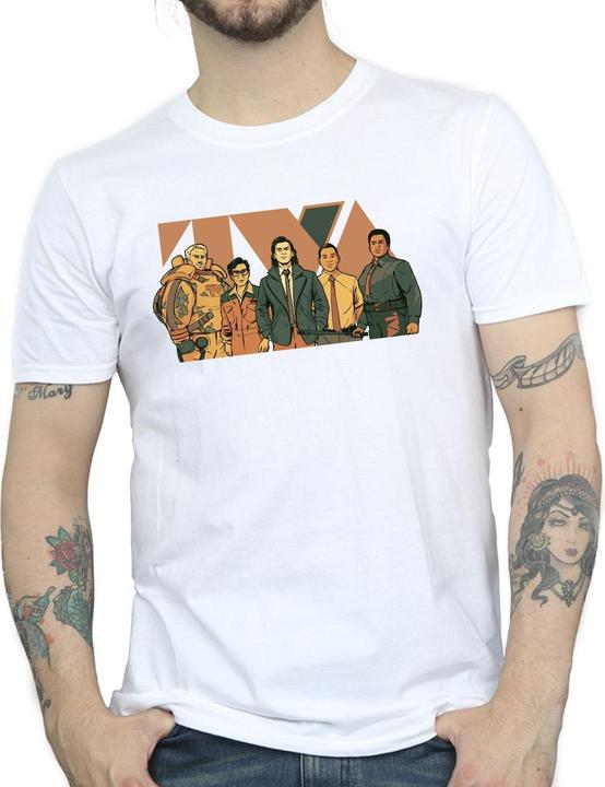 Actual product image Mens Loki TVA Group T-Shirt (S)