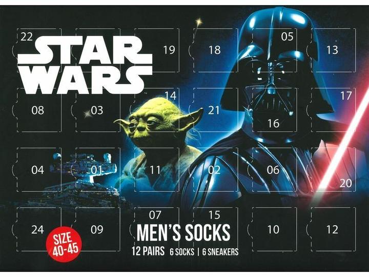 Produktbild Givyn Adventskalender Socken Star Wars (40-45) (40 - 45)