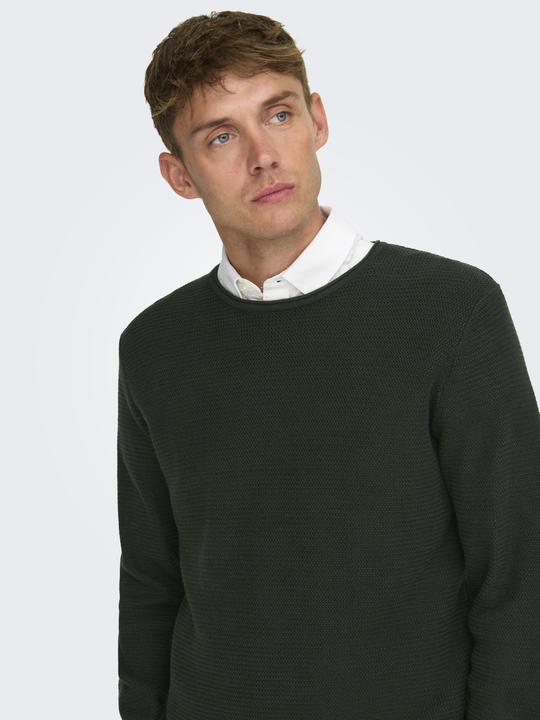 Produktbild Only & Sons Normal geschnitten Rundhalsausschnitt Pullover Strickpullover (L)
