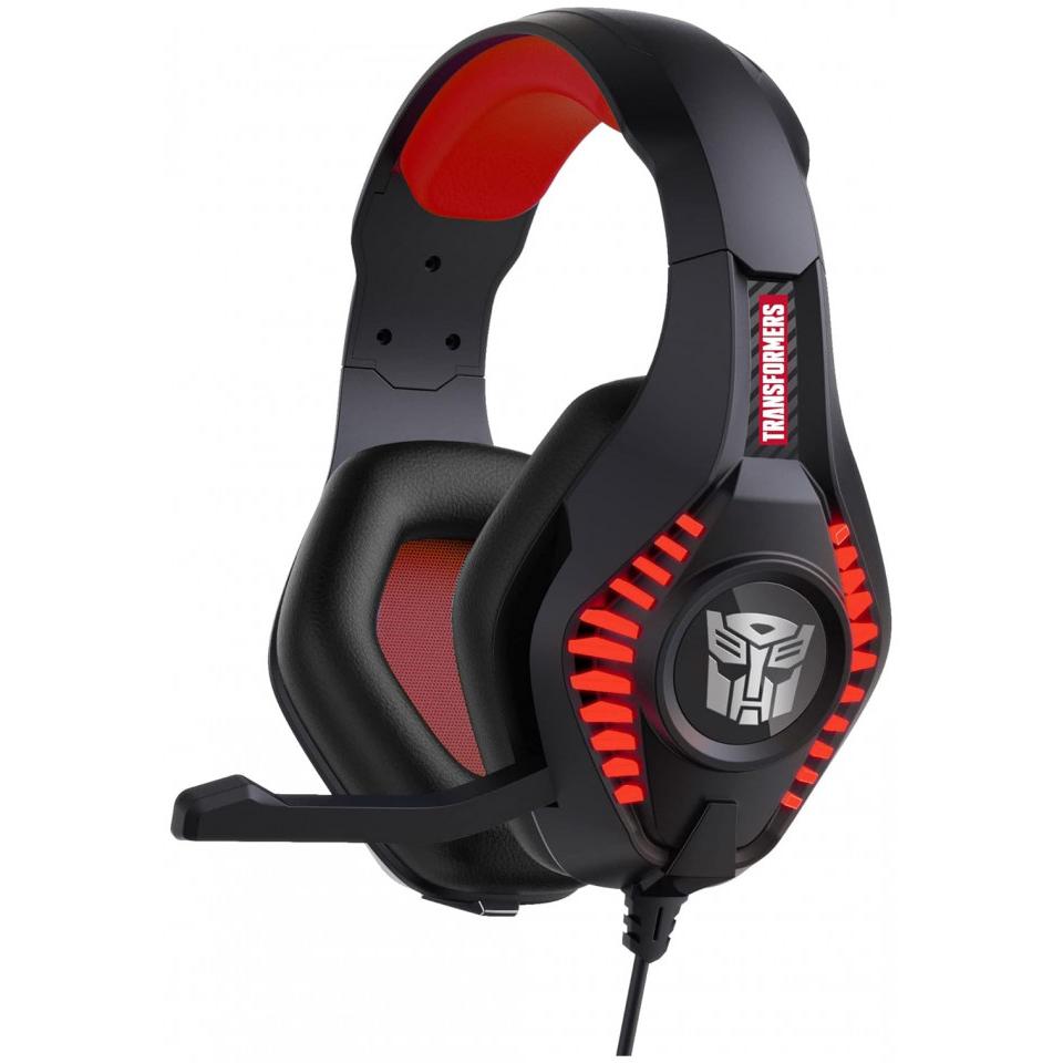 OTL PRO G5 Gaming headphones - Transformer (TF0978) (Kabelgebunden), Gaming Headset, Schwarz, Rot