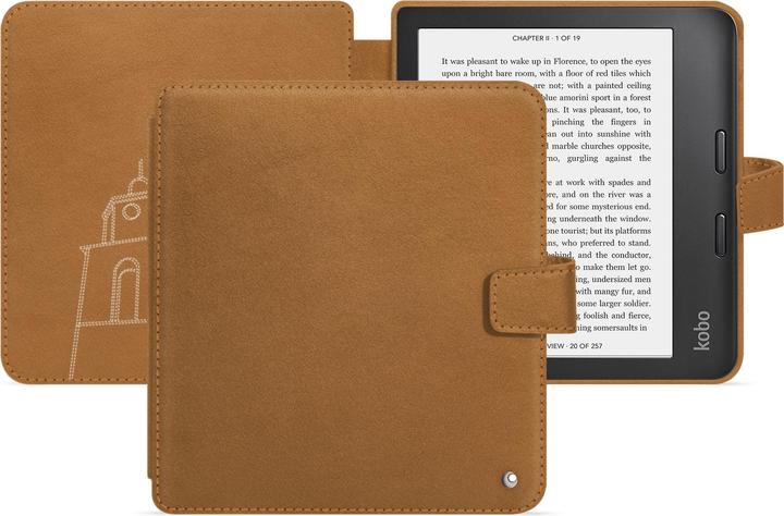 Produktbild Noreve Lederschutzhülle horizontal (Kobo Libra Colour)