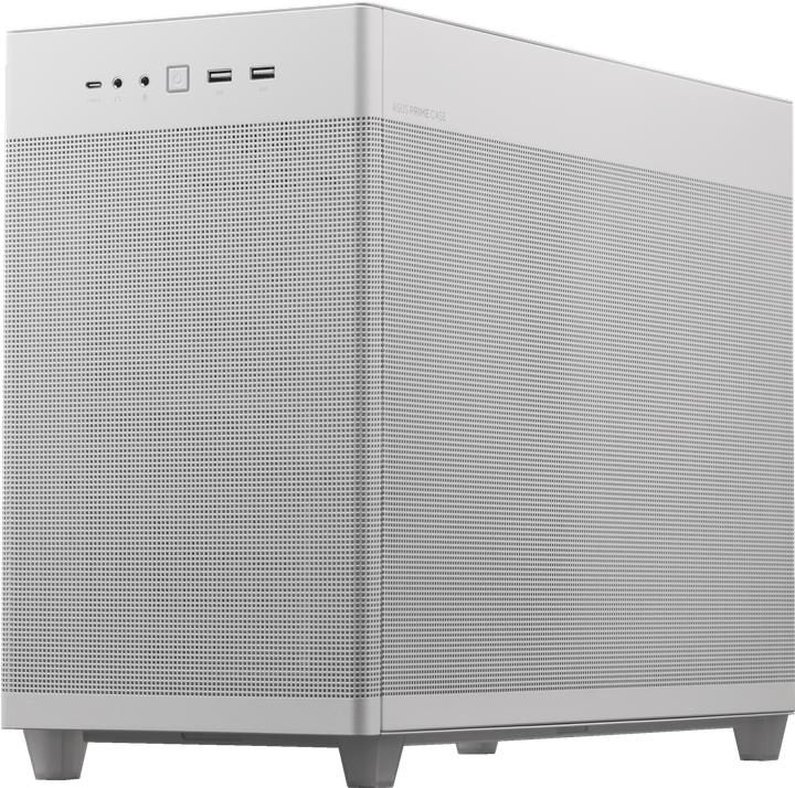 Productafbeelding ASUS Prime AP201 MicroATX Case - wit (mATX, Mini-ITX)