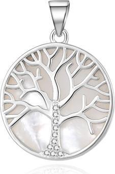 Immagine prodotto Beneto Ciondolo in argento con Albero della Vita in madreperla AGH528 (L)