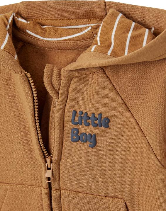 Image du produit Vertbaudet Baby Kapuzensweatjacke mit Reissverschluss, Recycling-Polyester (62)