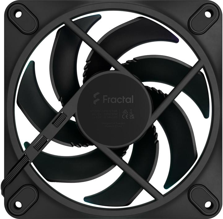 Actual product image Fractal Ventilateur de boitier Momentum RGB - 12cm (Noir) (120 mm, 1 x)