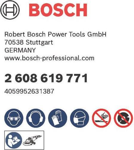 Image du produit Bosch Professional Zubehör Disque à tronçonner PRO Stainless Steel and Metal, 180 x 1,6 x 22,23 mm