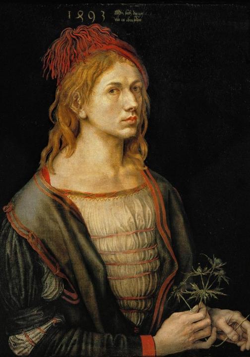 Grafika Puzzle 1000 pieces Albrecht Dürer - Self-portrait, 1493 (1000 Teile)