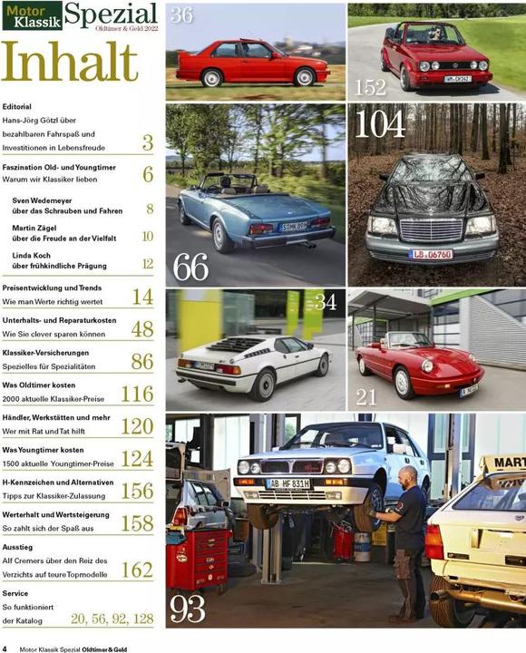 Immagine prodotto Motor Klassik Spezial - Oldtimer & Geld (Tedesco, 2022)