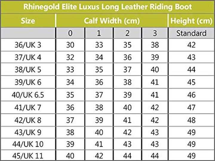 Produktbild Rhinegold Elite Luxus Lederreitstiefel mit Komfort-Zipp und elastischem Kalfspanel (42)