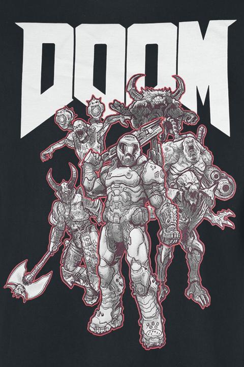 Immagine prodotto Difuzed DOOM - Maglietta a maniche corte da uomo Demon Slayer - XL (XL)