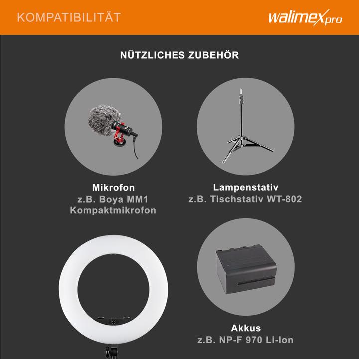 Produktbild Walimex Medow 960 Pro Set (Ringleuchte)